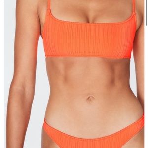 Triangle bikini Nikita Coral Rib NWOT